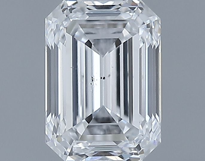 0.7ct Emerald E SI1 Natural Diamond