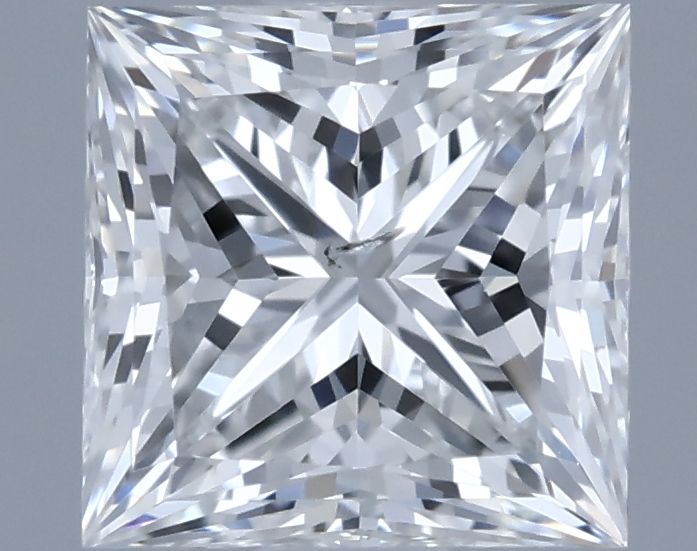 0.81ct Princess F SI2 Natural Diamond
