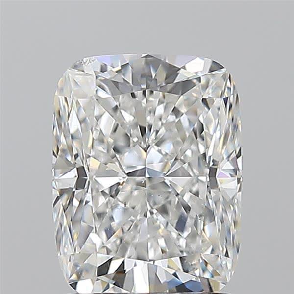 1.7ct Cushion Modified F SI1 Natural Diamond