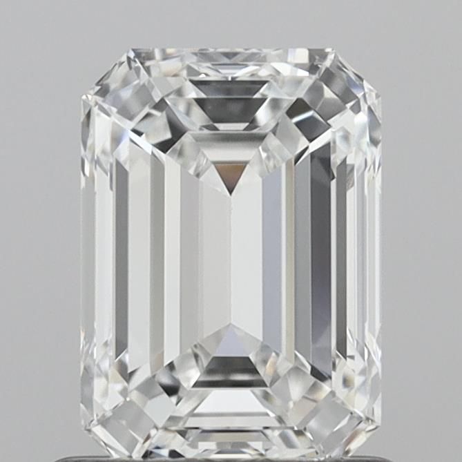 1ct Emerald F VVS1 Natural Diamond