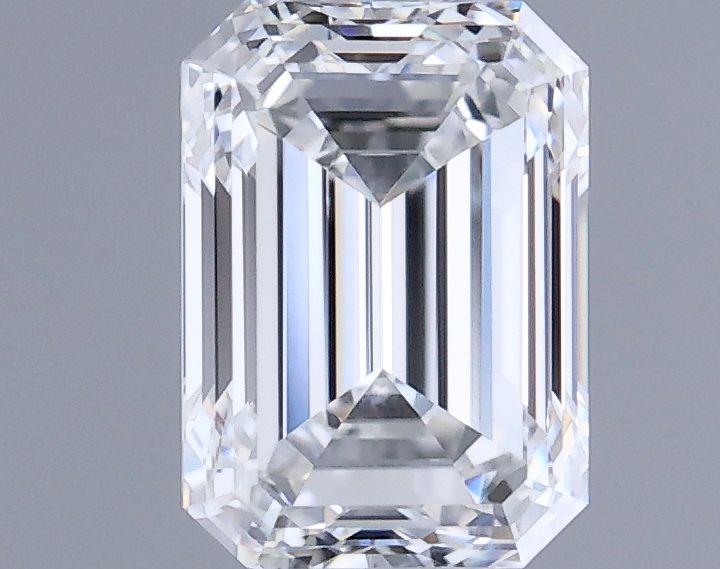0.51ct Emerald F IF Natural Diamond