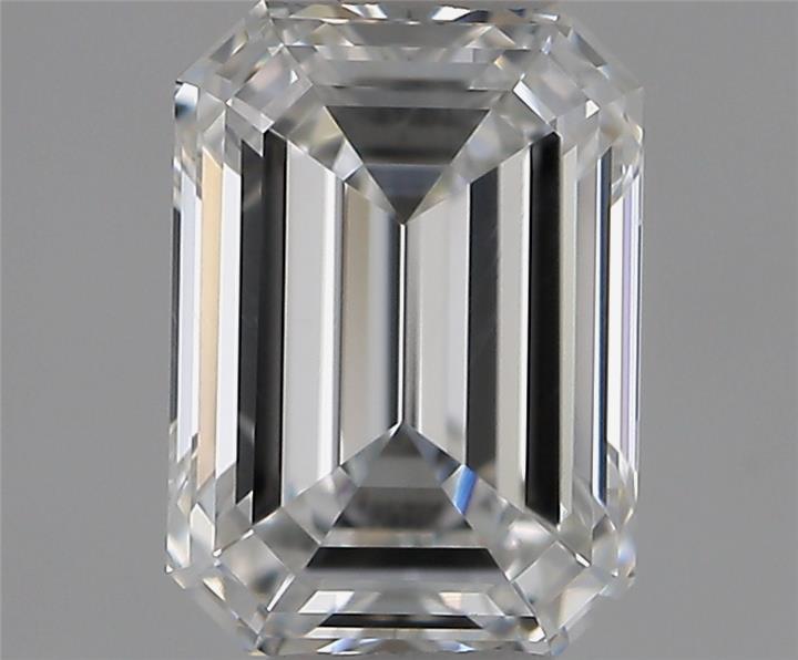 0.7ct Emerald F SI1 Natural Diamond