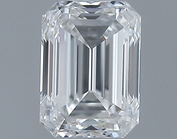 0.9ct Emerald F VVS2 Natural Diamond