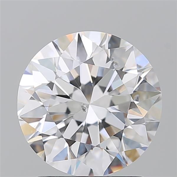 2.01ct Round D SI2 Natural Diamond