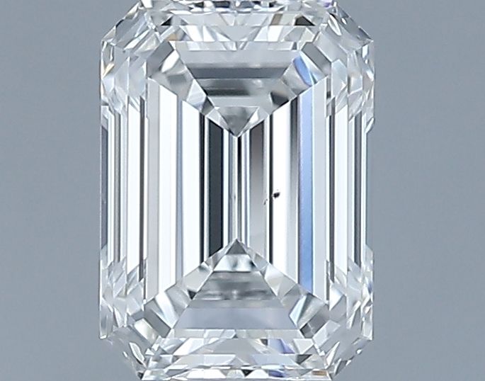 1.06ct Emerald F SI1 Natural Diamond