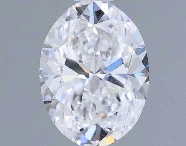 0.64ct Oval D SI1 Natural Diamond