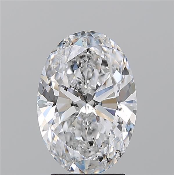 3.01ct Oval D SI2 Natural Diamond