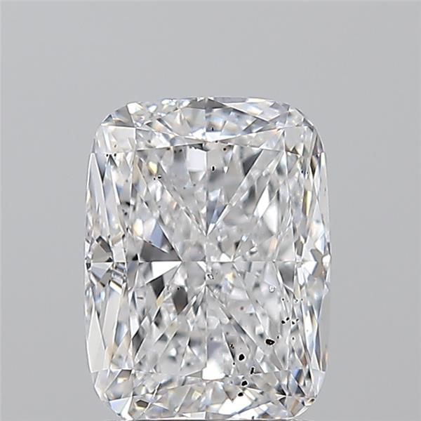 1.7ct Cushion Modified D SI2 Natural Diamond