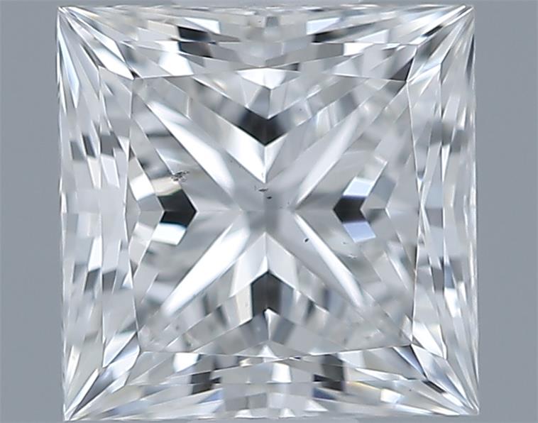 0.81ct Princess F SI1 Natural Diamond