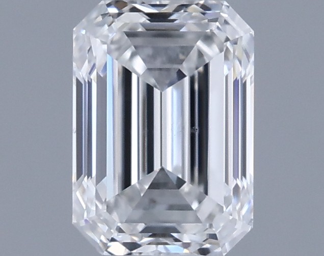 0.6ct Emerald F VS2 Natural Diamond