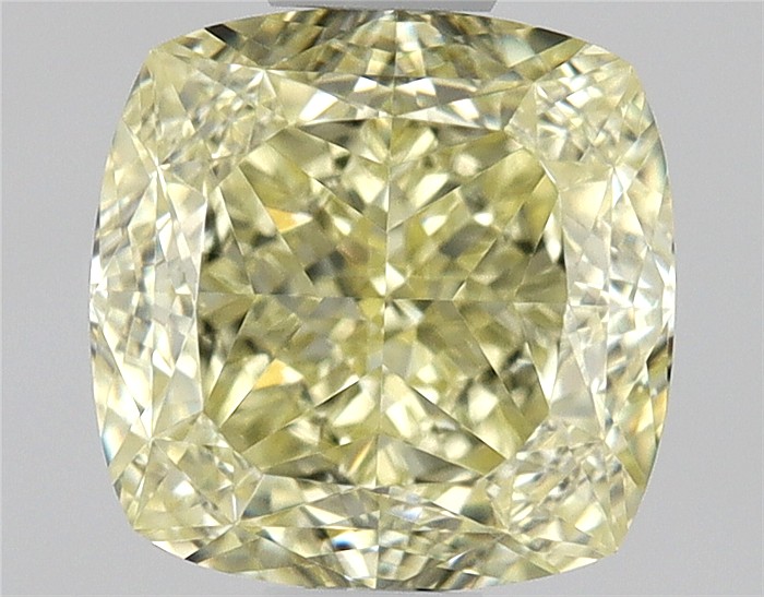 1ct Fancy Yellow Cushion Natural Diamond