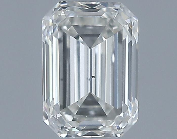0.9ct Emerald J SI1 Natural Diamond
