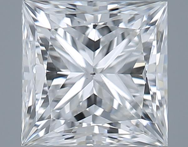 0.71ct Princess F SI2 Natural Diamond