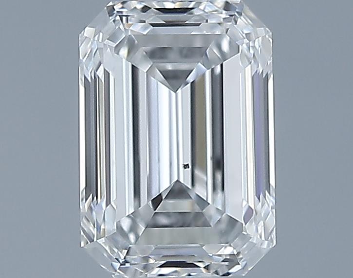 0.73ct Emerald F SI1 Natural Diamond