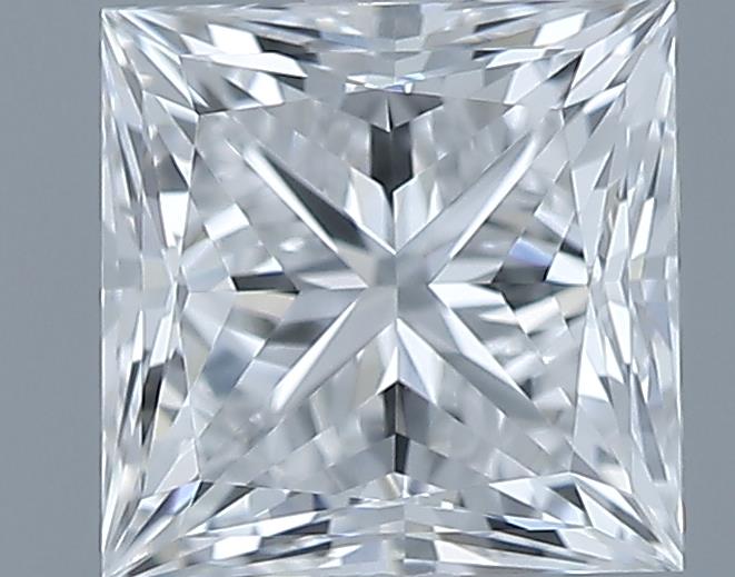 0.71ct Princess F IF Natural Diamond