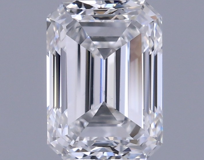 0.9ct Emerald F VS2 Natural Diamond