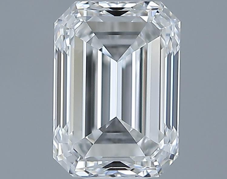 0.7ct Emerald F VVS1 Natural Diamond