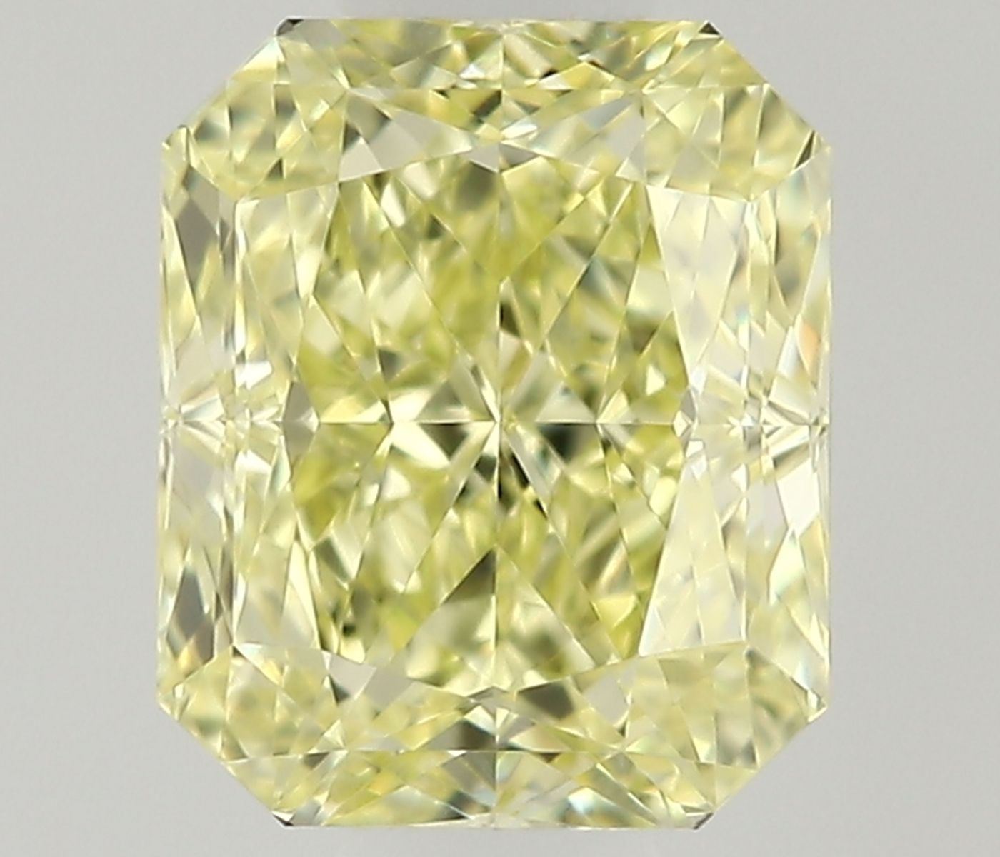 0.5ct Fancy Natural-even Yellow Radiant Natural Diamond