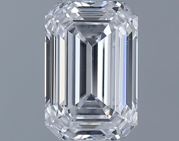 1.02ct Emerald D SI2 Natural Diamond