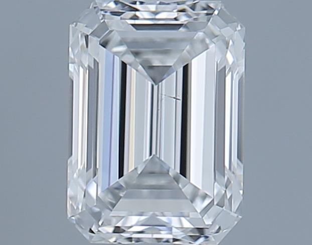 0.65ct Emerald F VS2 Natural Diamond