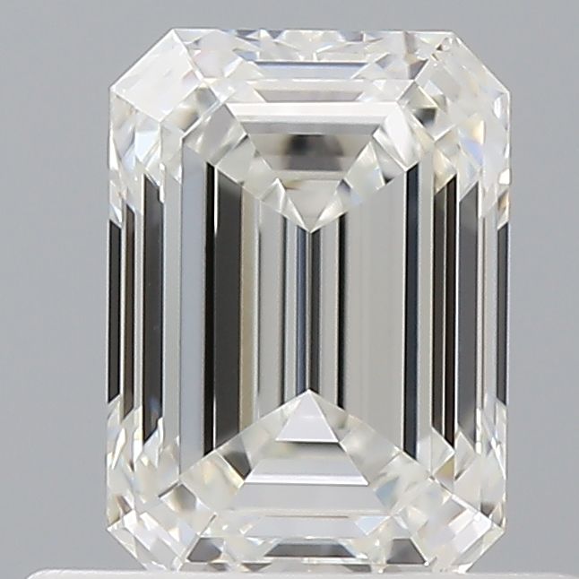 0.7ct Emerald H SI1 Natural Diamond