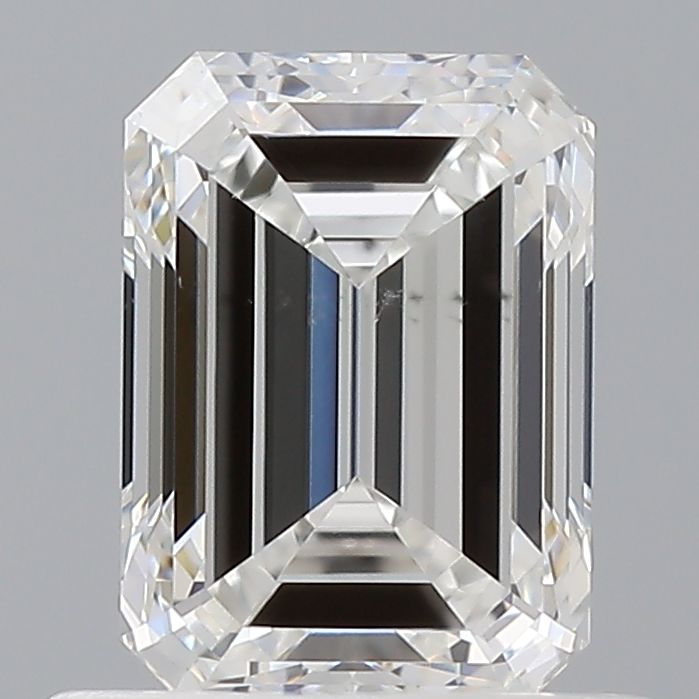 0.9ct Emerald F VS2 Natural Diamond