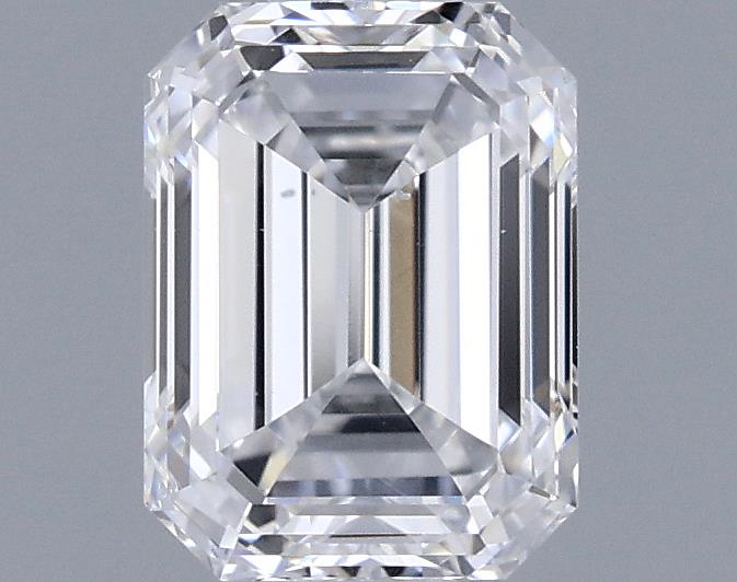 0.7ct Emerald D SI1 Natural Diamond