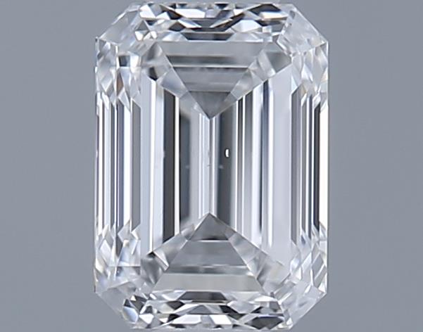 0.57ct Emerald D VS2 Natural Diamond
