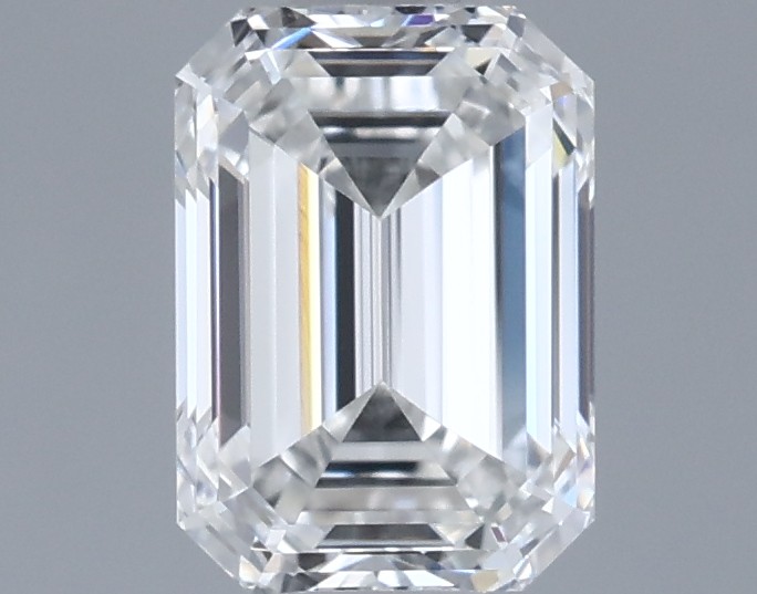 0.7ct Emerald F VVS1 Natural Diamond