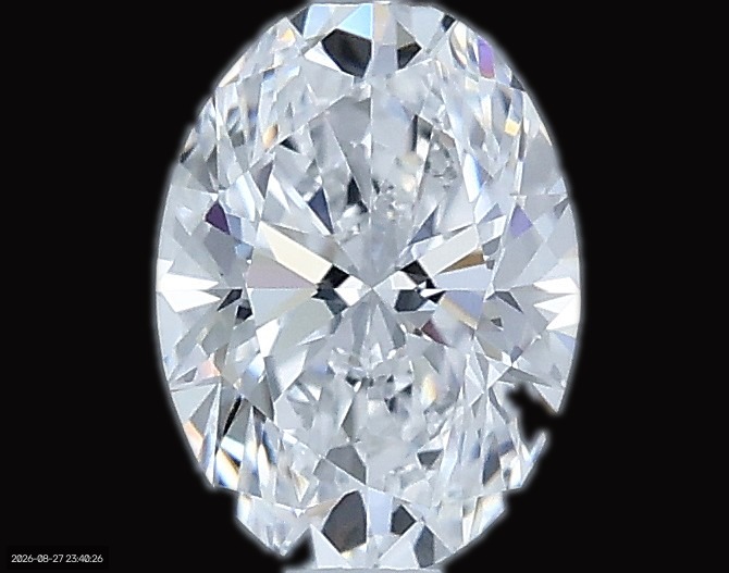 0.5ct Oval D VVS2 Natural Diamond