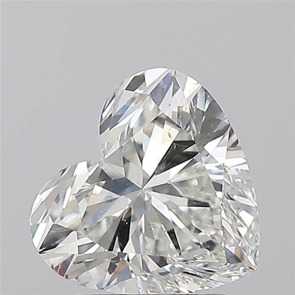 1.7ct Heart H SI2 Natural Diamond