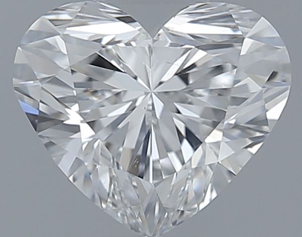 0.74ct Heart F SI1 Natural Diamond