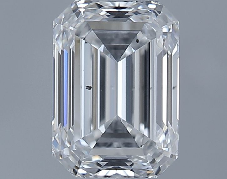 0.71ct Emerald F SI1 Natural Diamond