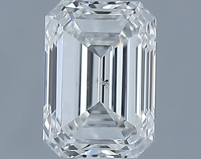 0.71ct Emerald H SI1 Natural Diamond