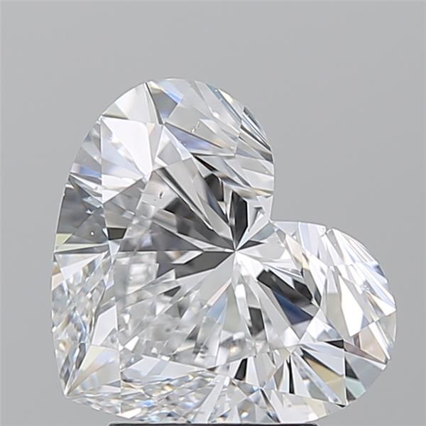3.54ct Heart D SI1 Natural Diamond