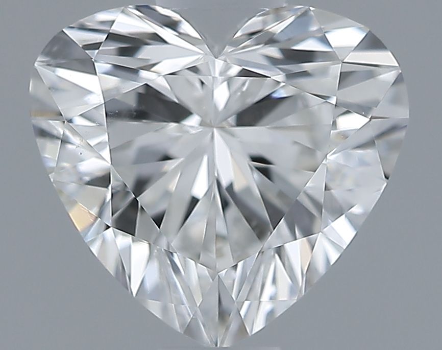 0.93ct Heart F SI1 Natural Diamond