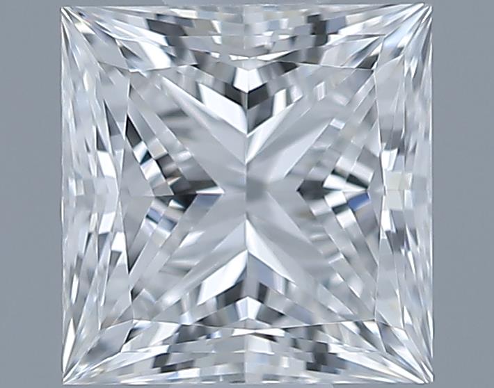 0.9ct Princess F IF Natural Diamond