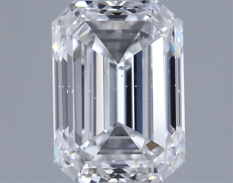 0.91ct Emerald D SI2 Natural Diamond