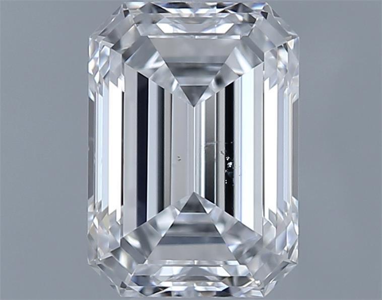0.71ct Emerald D SI1 Natural Diamond