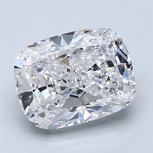 3.01ct Cushion D SI1 Natural Diamond
