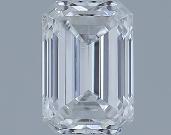 0.71ct Emerald F SI1 Natural Diamond