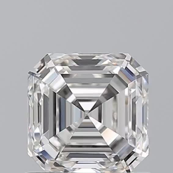 1.07ct Asscher H VVS1 Natural Diamond