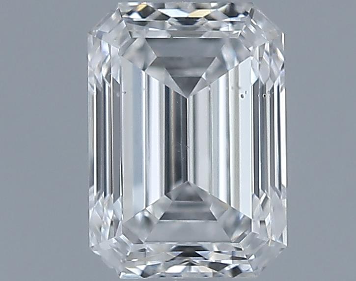 0.7ct Emerald E SI1 Natural Diamond