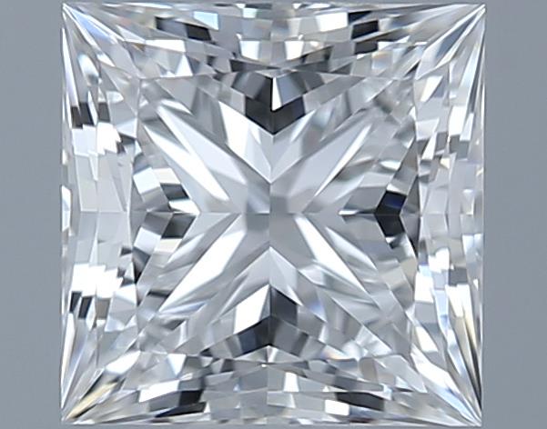 0.7ct Princess F IF Natural Diamond