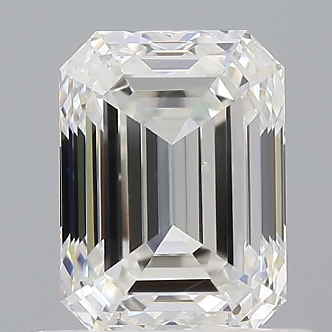 0.89ct Emerald F VS2 Natural Diamond