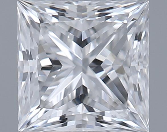 0.61ct Princess F FL Natural Diamond