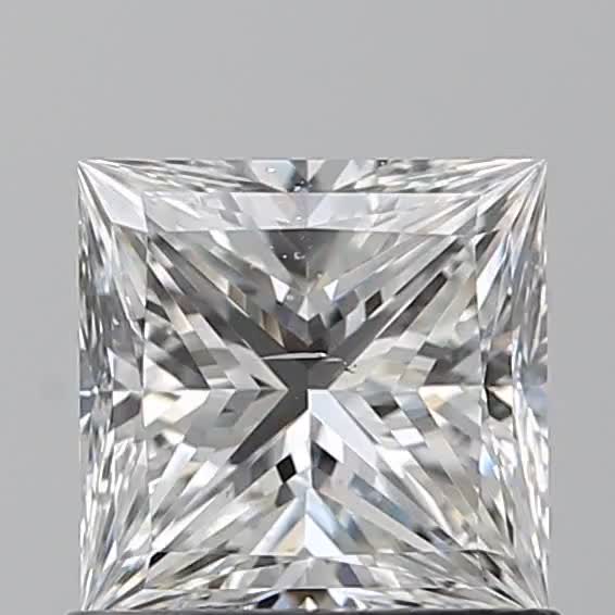 0.9ct Princess F SI1 Natural Diamond