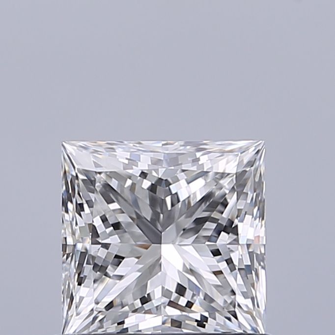 0.74ct Princess E VVS1 Natural Diamond