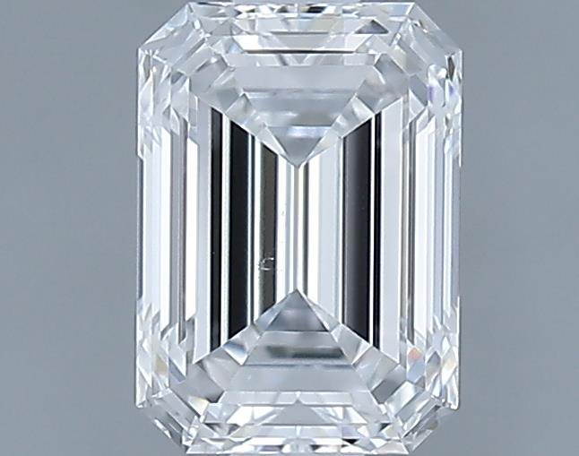 0.7ct Emerald E VS2 Natural Diamond