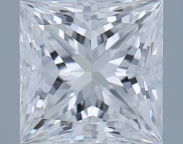 0.7ct Princess F IF Natural Diamond